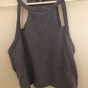 Charlotte Russe Blue crop top